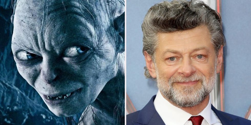 Andy Serkis the actor and Gollum from LotR