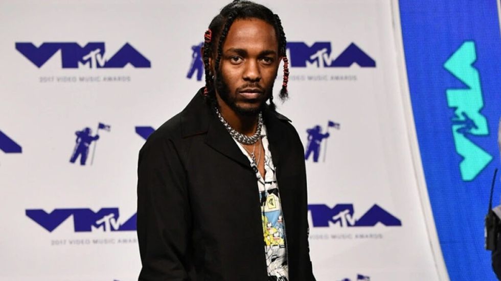 Kendrick Lamar at MTC VMA red carpet event