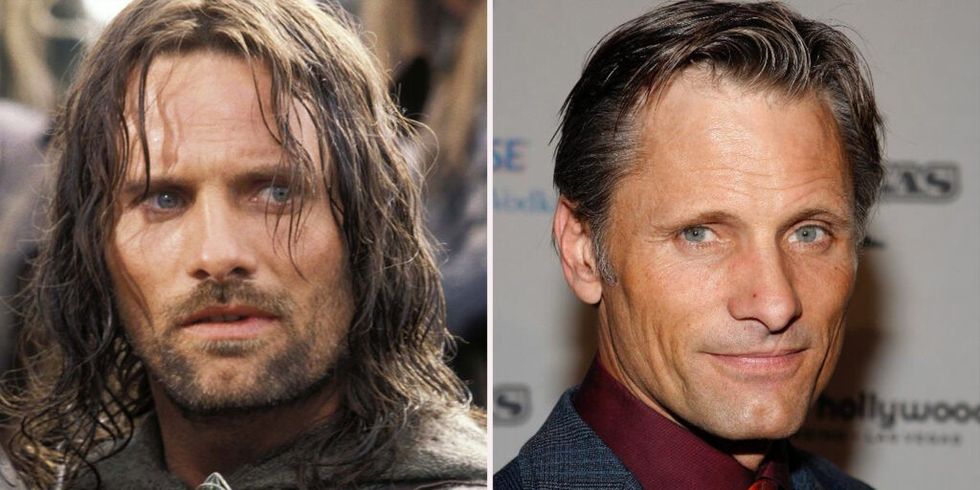 Viggo Mortensen the actor and as Aragorn in LotR