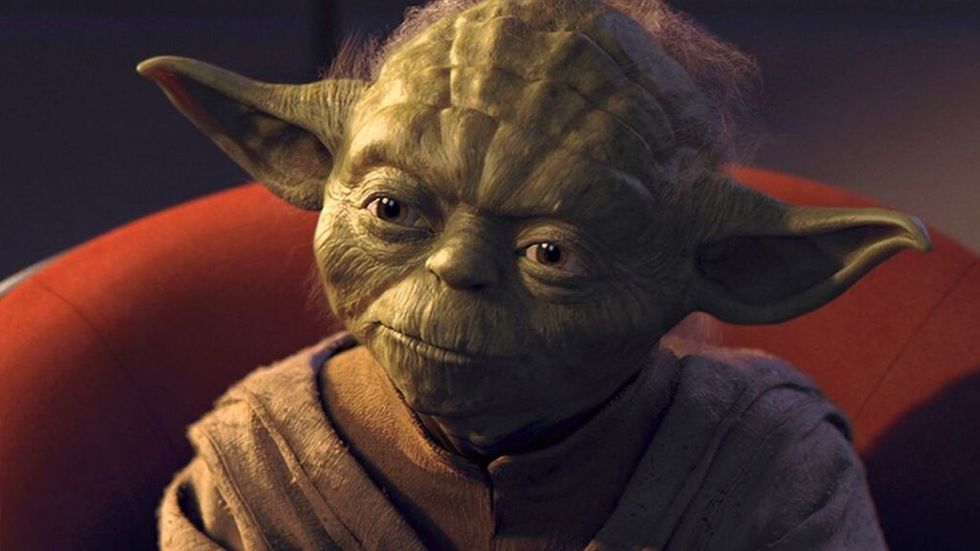 Yoda smiling
