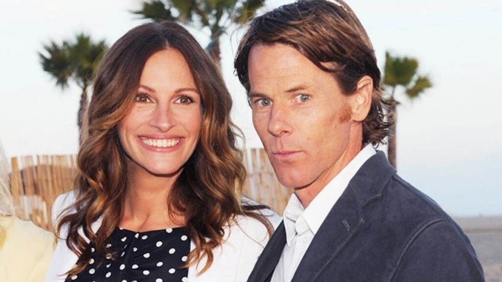 Julia Roberts and Danny Moder young