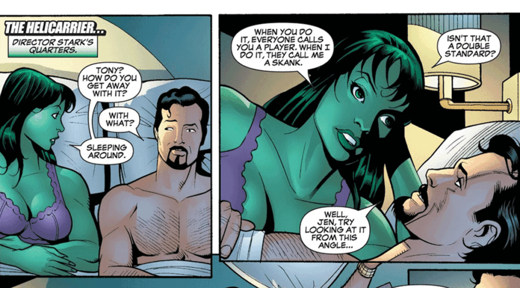 She-Hulk #17 (2007), by Dan Slott and Rick Burchett