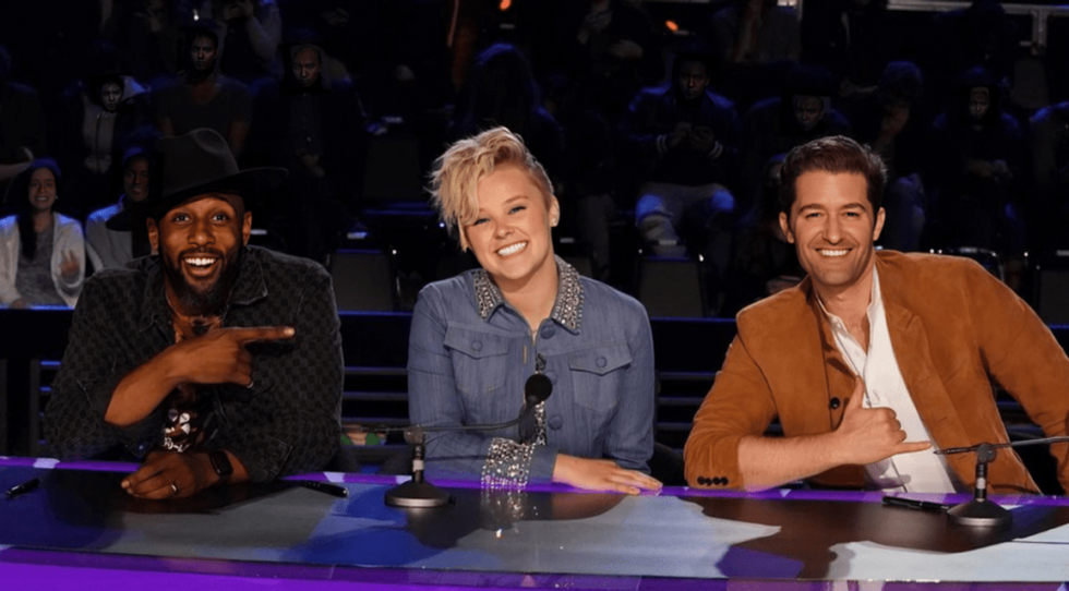 JoJo Siwa on Judge Pannel for So You Think You Can Dance with Stephen "tWitch" Boss, and Matthew Morrison