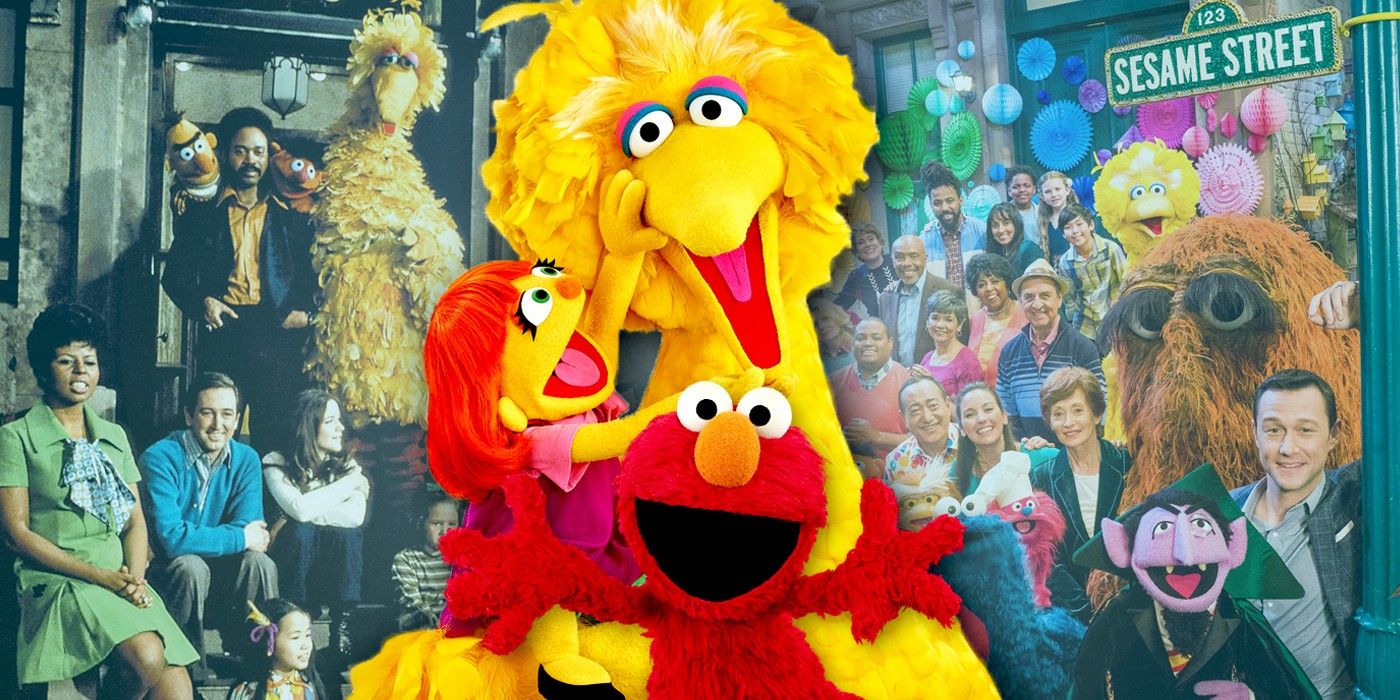 Big Bird and Elmo celebrate Sesame Street through the decades