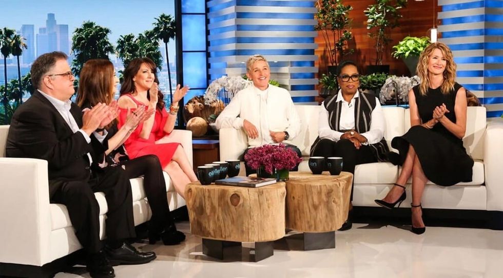 Die Ellen DeGeneres, Oprah und Laura Dern feierten den 20. Jahrestag der Welpen-Episode der Ellen Show