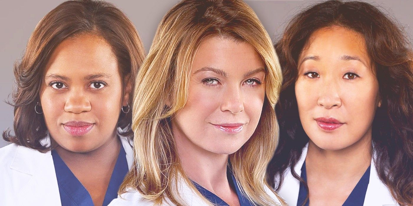 Grey's Anatomy Doctors Meredith Grey, Cristina Yang and Miranda Bailey