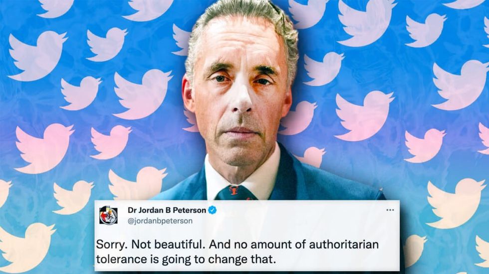 Jordan Peterson with his tweet insulting yumi nu for sports illustrated cover