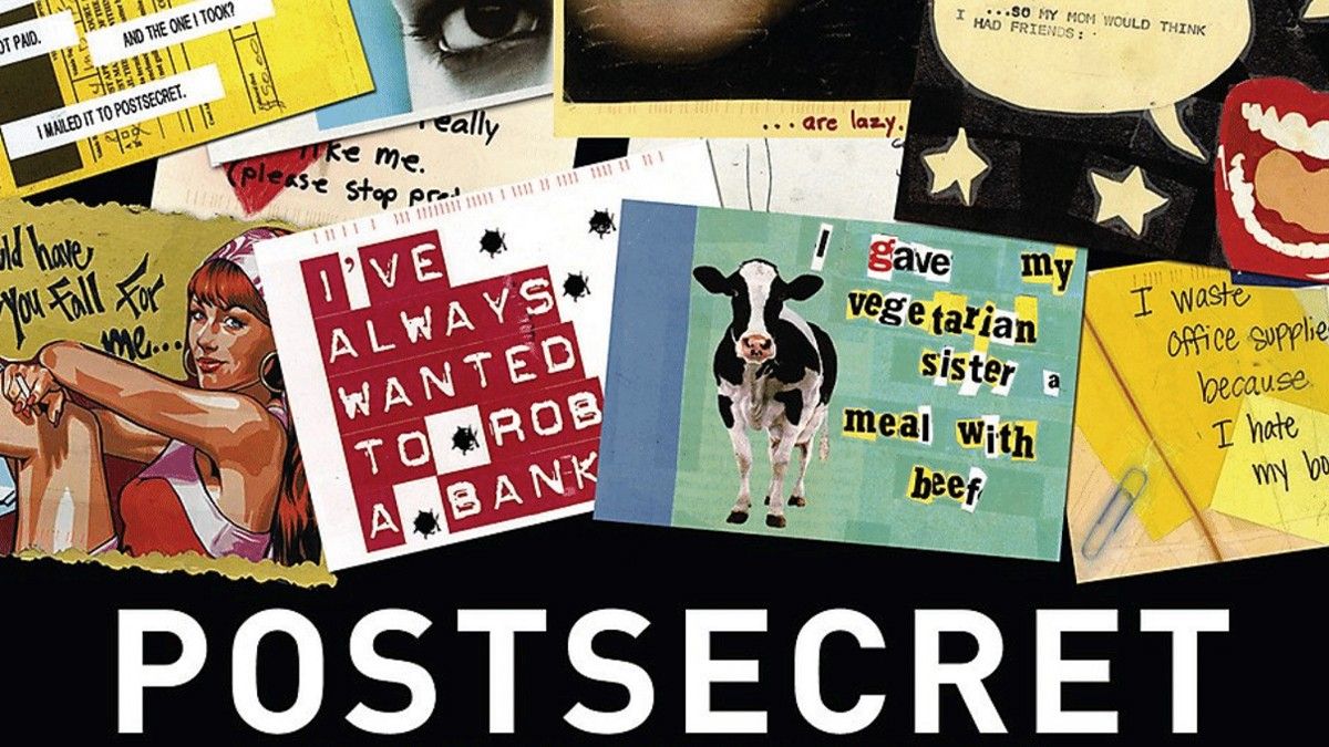 PostSecret live event flyer