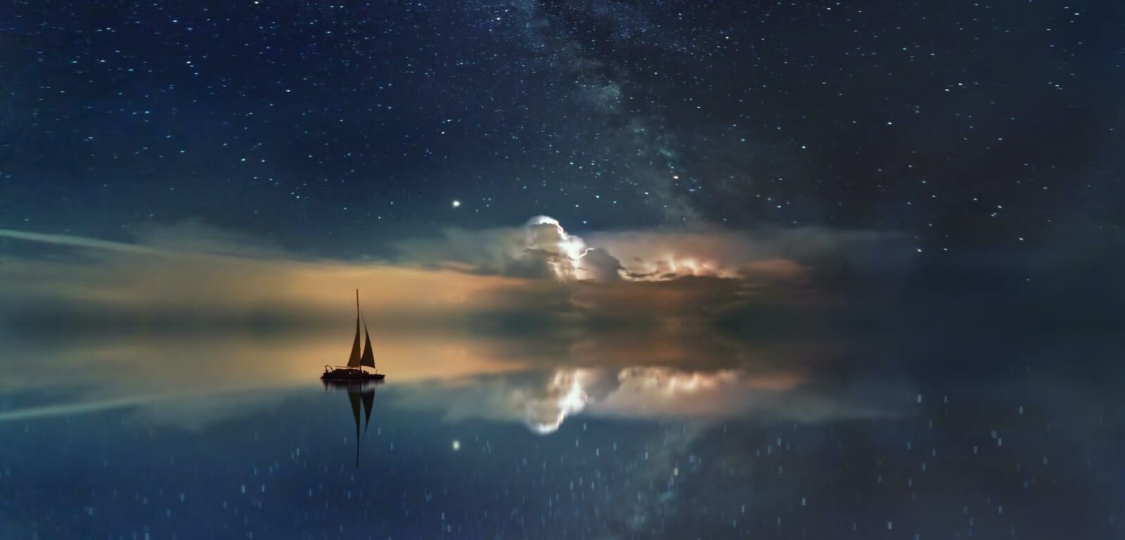 sailing in dream scape