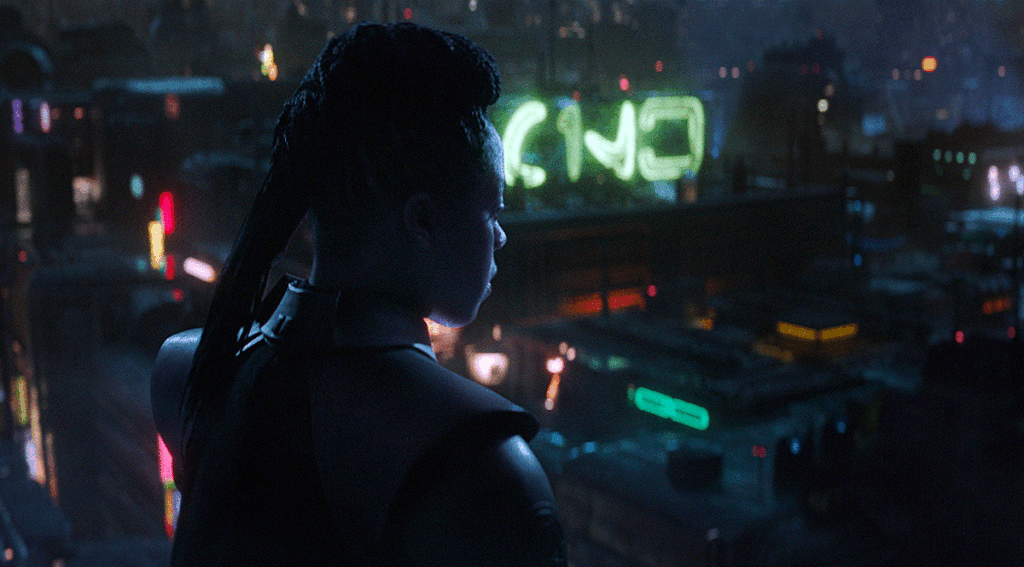 Moses Ingram as Reva Sevander, the Third Sister, in Obi-Wan Kenobi (2022)