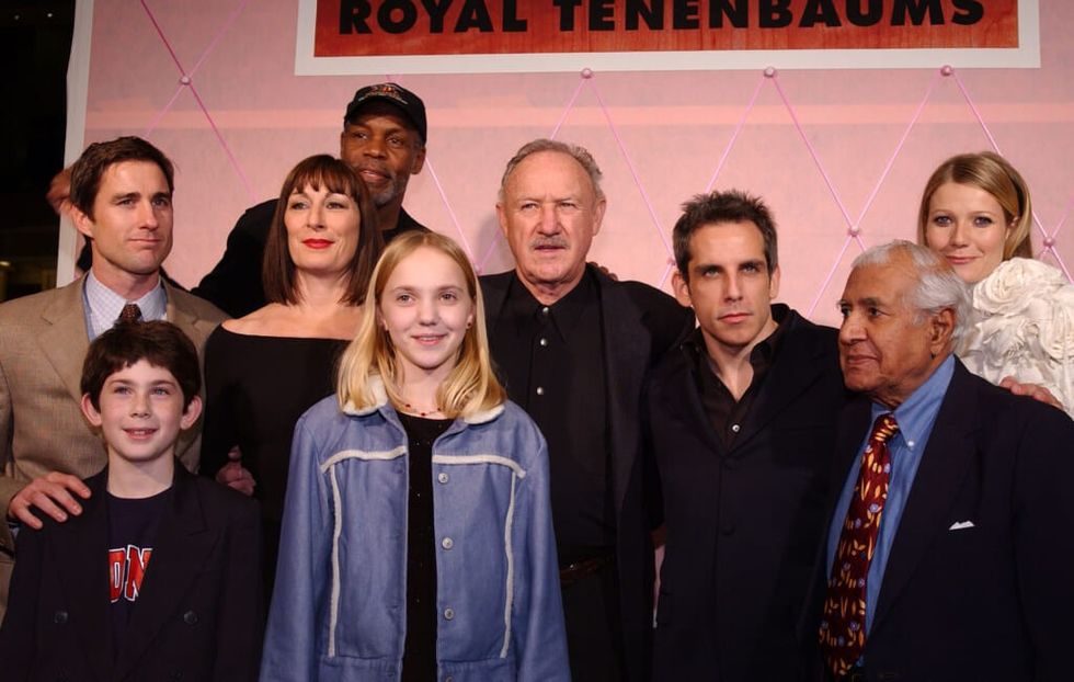 The cast of "The Royal Tenenbaums" pose