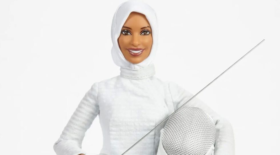 The first Hijab-wearing doll who was inspired by American Olympic fencer Ibtihaj Muhammad