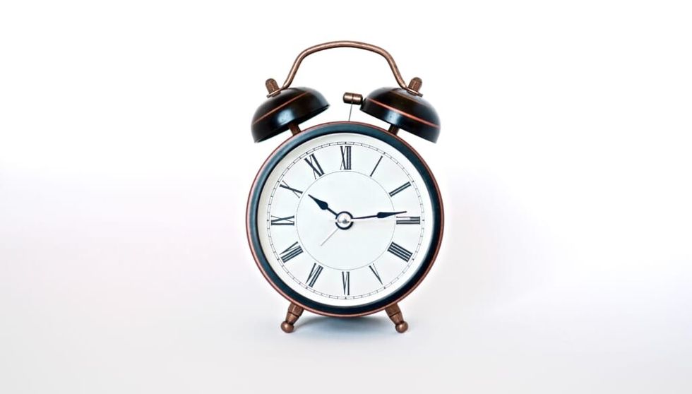 clock with white background