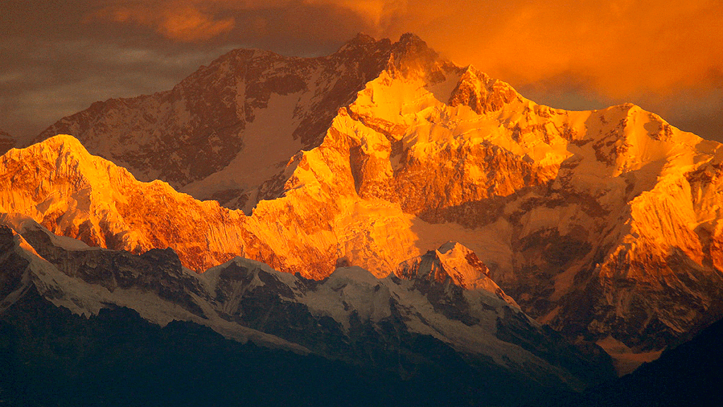 Kangchenjunga, the third-tallest mountain on Earth