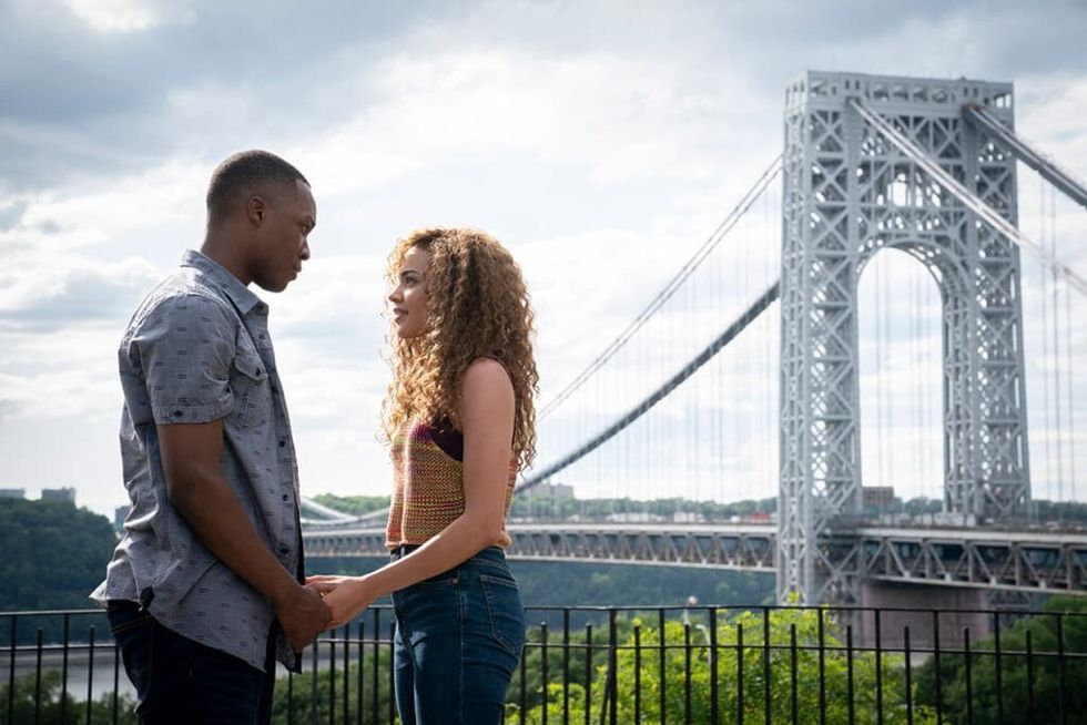 Leslie Grace and Corey Hawkins in In The Heights