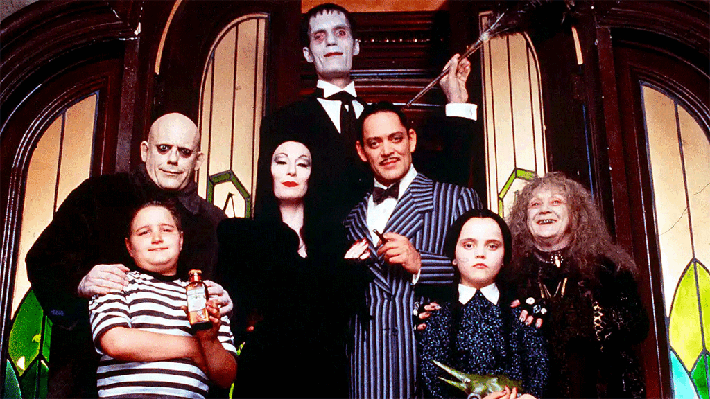 The cast of The Addams Family (1991)
