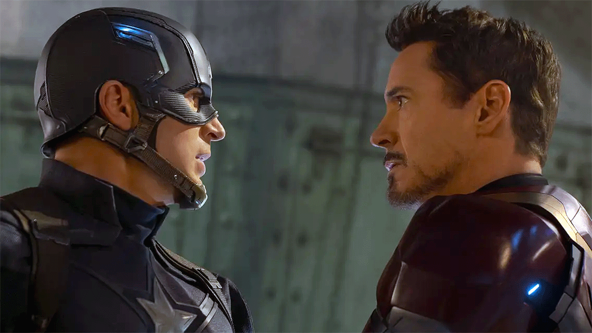 Steve Rogers vs Tony Stark in Captain America: Civil War