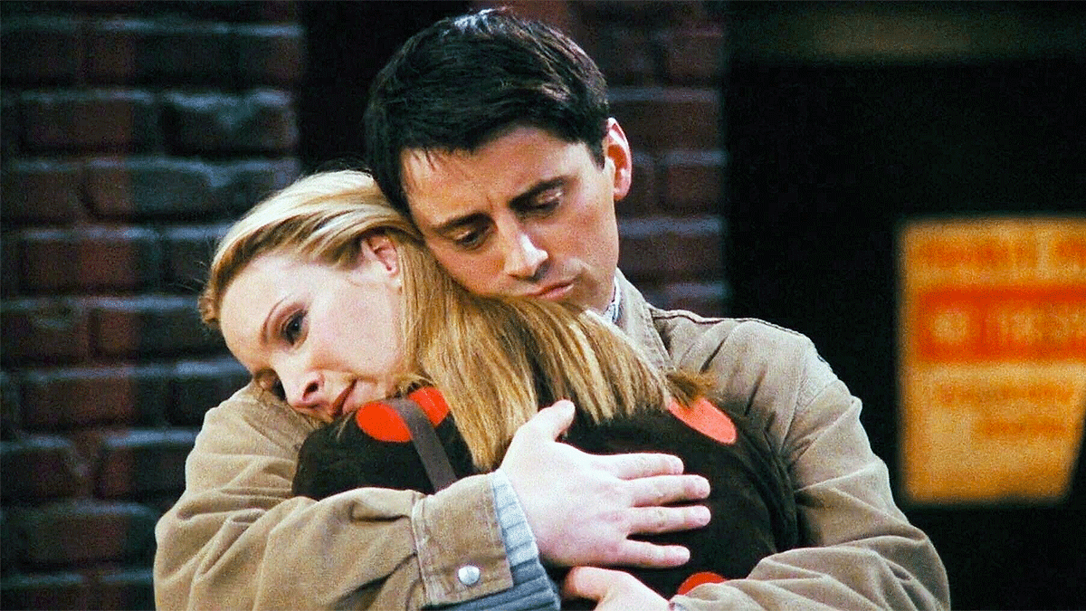 Joey and Phoebe on Friends
