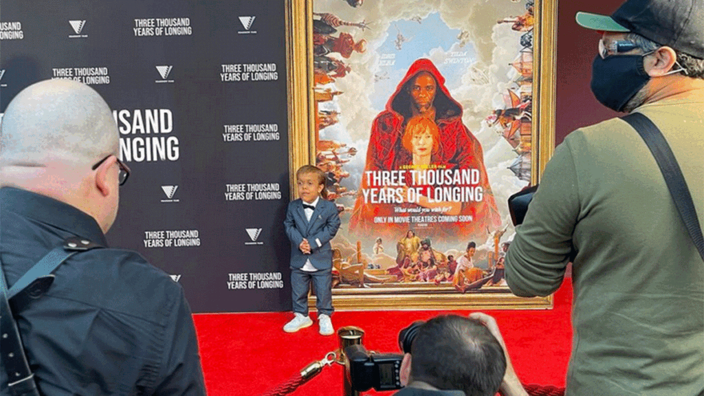 Quaden Bayles, at the red-carpet premiere of Three Thousand Years of Longing (Photo: quaden_the_kid)