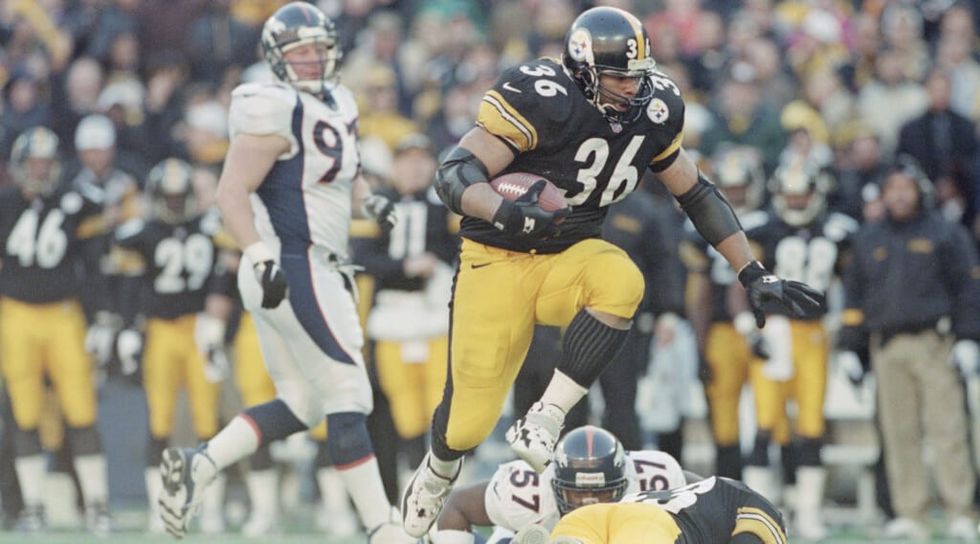 Jerome Bettis #36 for the Steelers