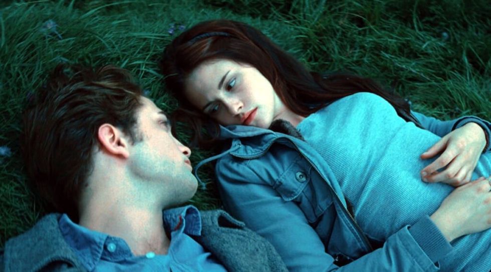Bella and Edward in The Twilight Saga: Twilight In the Meadow