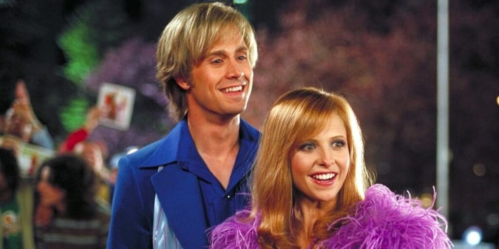 Freddie Prinze Jr. and Sarah Michelle Gellar in Scooby-Doo: The Movie (2002)