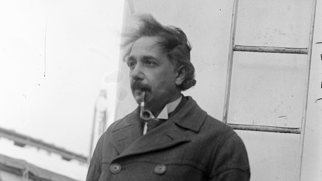 Albert Einstein photo from Bain News Service, courtesy of the Library of Congress