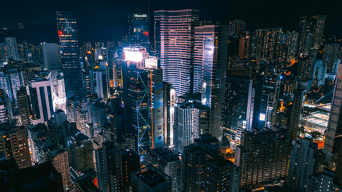 Hong Kong skyline photo by Photo by Brayden Law from Pexels