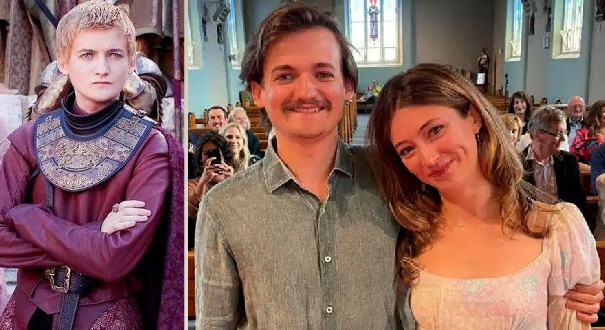 Game of Thrones actor Jack Gleeson and Roisin O'Mahony get married in small wedding.