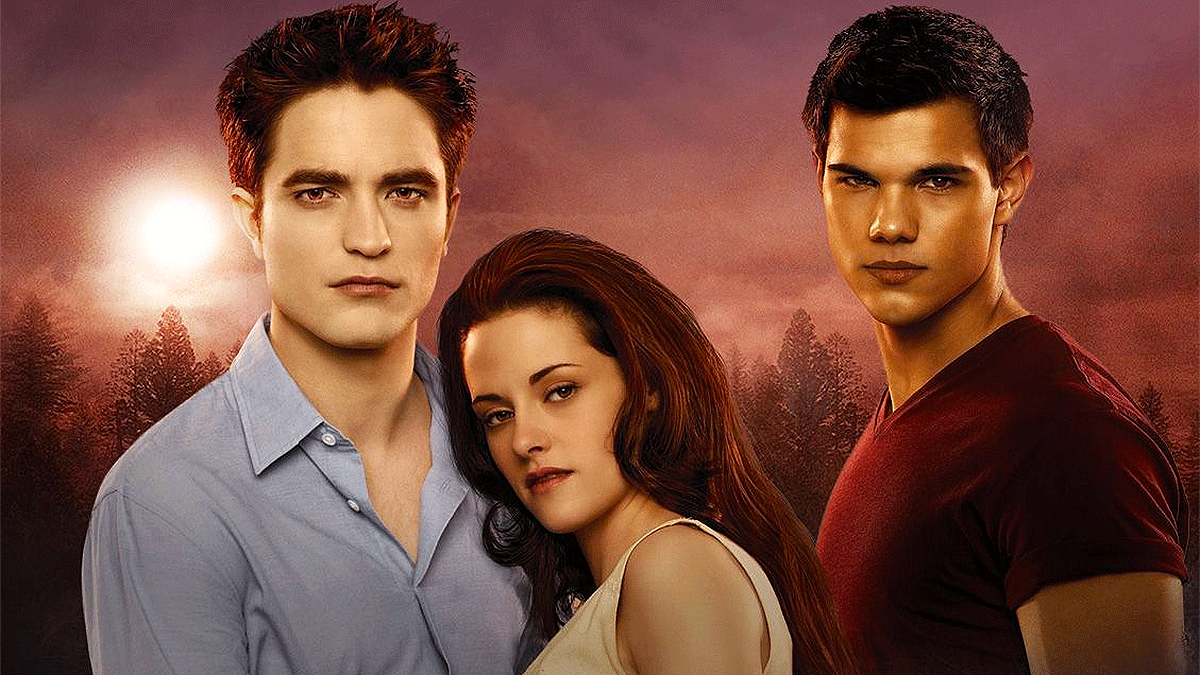 Edward, Bella and Jacob from Twilight