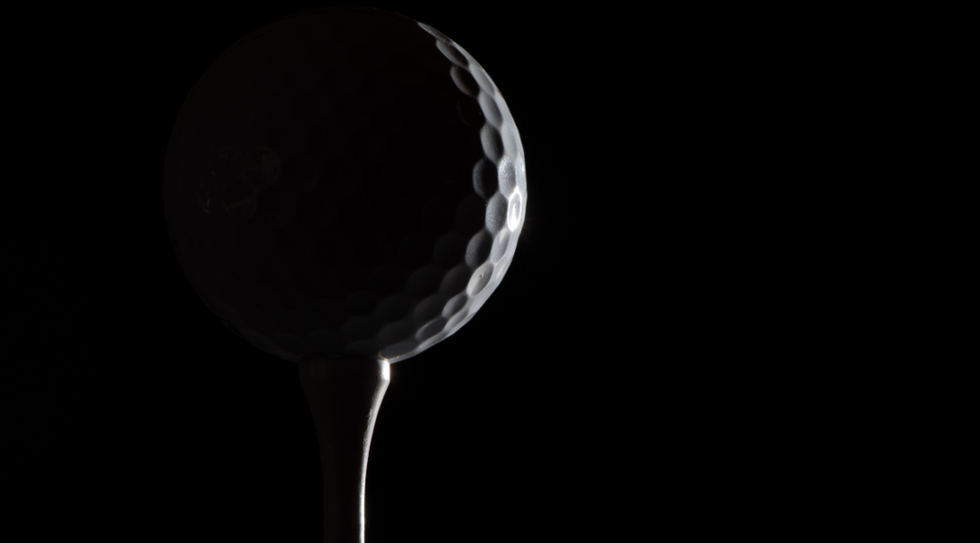 golf ball shadow