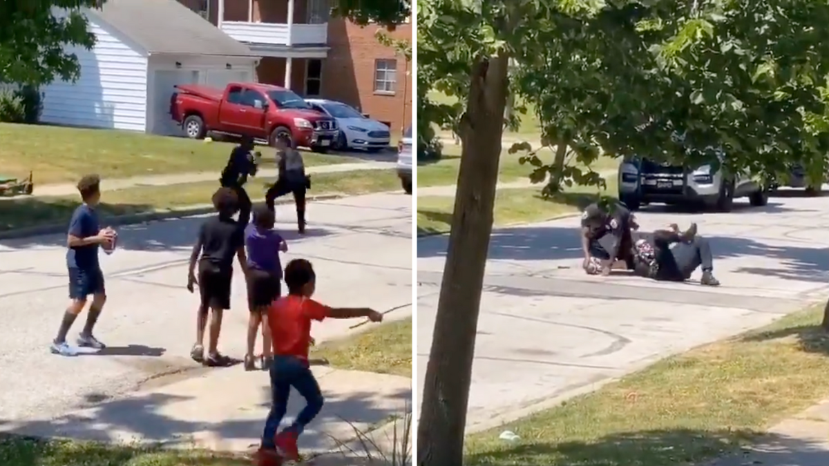 Woman Calls Cops on Black Children Playing Football – The Police’s Actions Are Immediately Recorded by a Witness