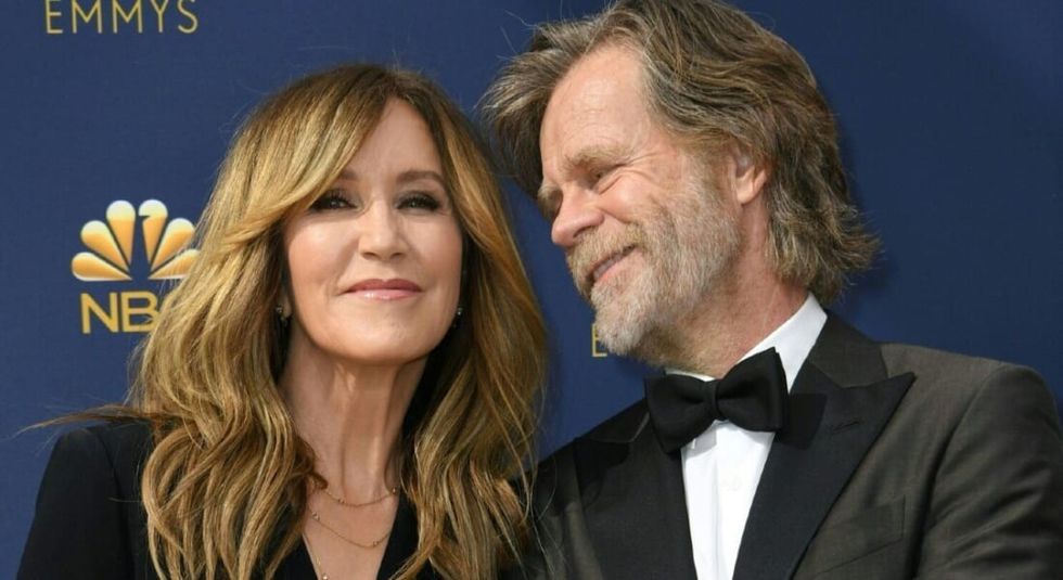 Felicity Huffman and William H. Macy on the red carpet.