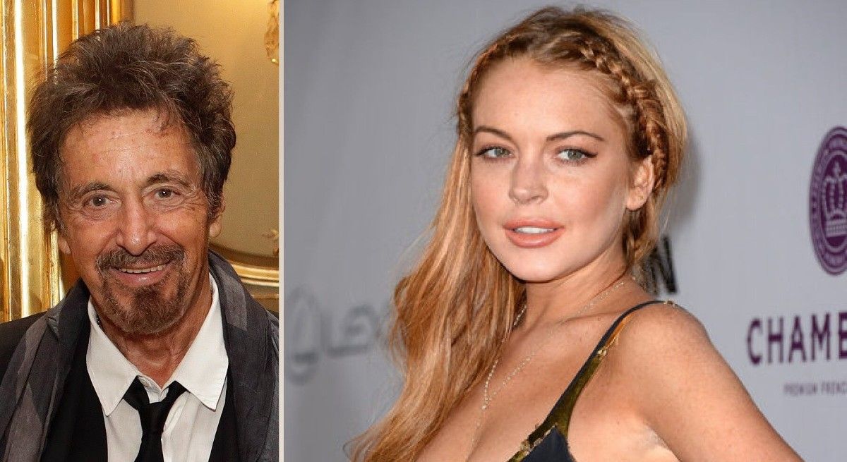 Lindsay Lohan and Al Pacino