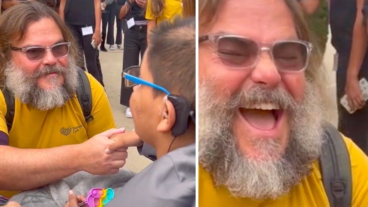 Jack Black Sees Young Wheelchair-Bound Fan with Terminal Illness – Serenades Him with ‘School of Rock’ Classic
