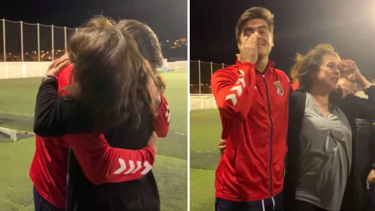 Mom Surprises Soccer Player Son After Not Seeing Him for 3 Years — Their Reactions Will Make You Tear Up