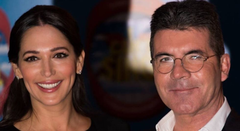 Simon Cowell and wife Laura Silverman 
