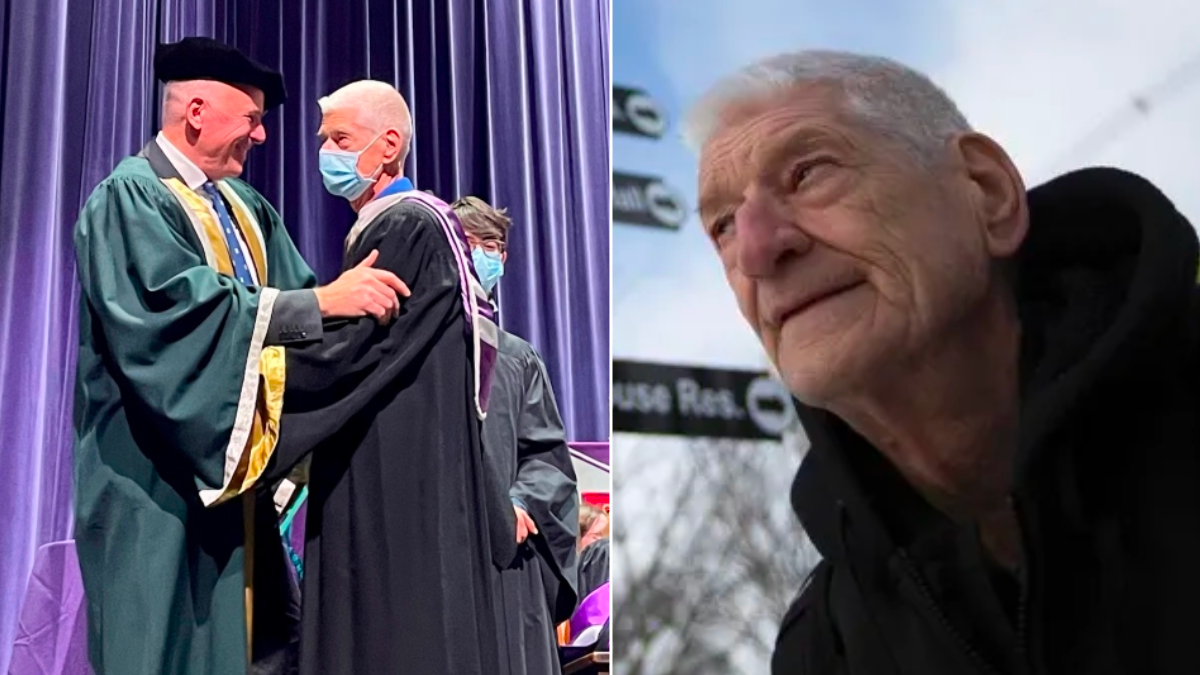 Man Diagnosed With Alzheimer’s Disease Defeats the Odds and Graduates From University at Age 84