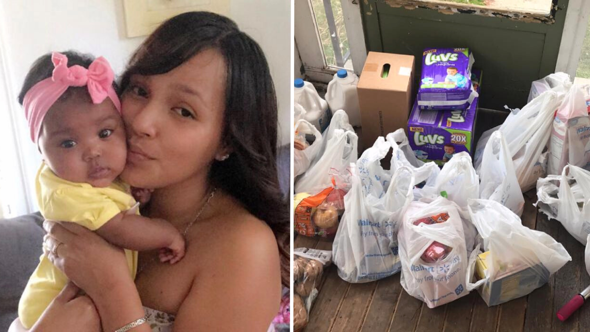 Landlord Tells MomOf4 Not to Pay Rent, Then Buys Her Bags of Groceries