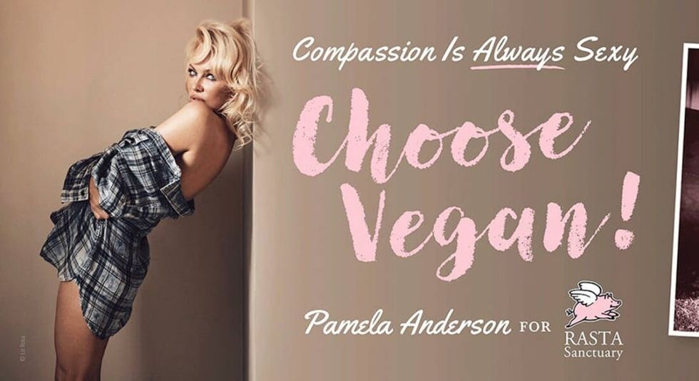 Pamela Anderson in photoshoot for Choose Vegan.