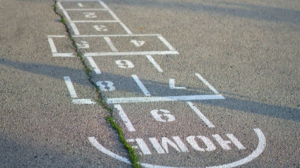 hopscotch on the road