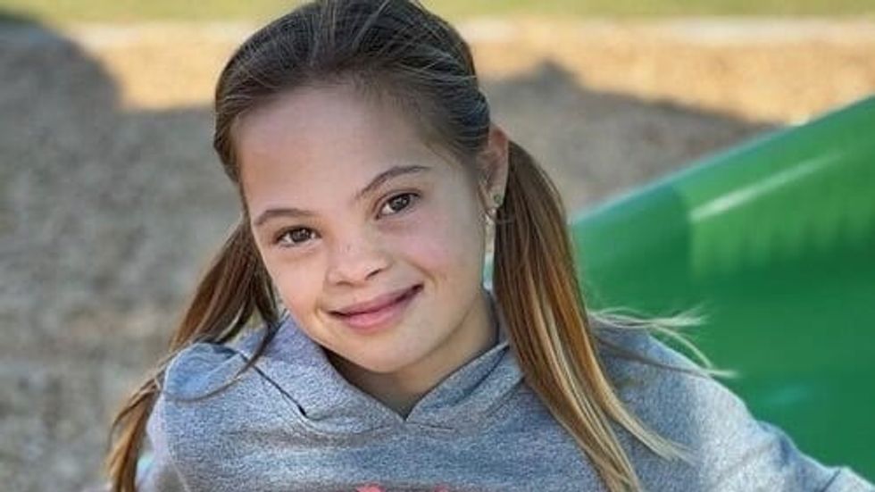 girl with down syndrome