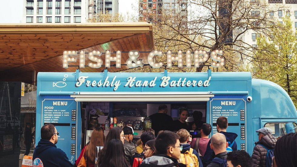 fish and chips food truck