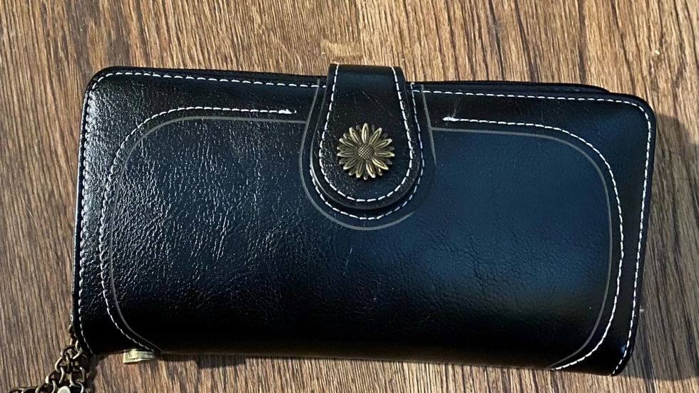a black wallet