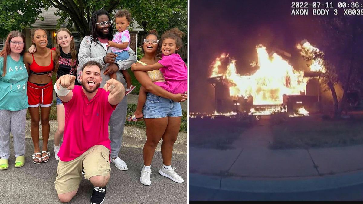 25-Year-Old Pizza Delivery Driver Spots a Burning Home – Immediately Runs to Save the 5 Children Stuck Inside