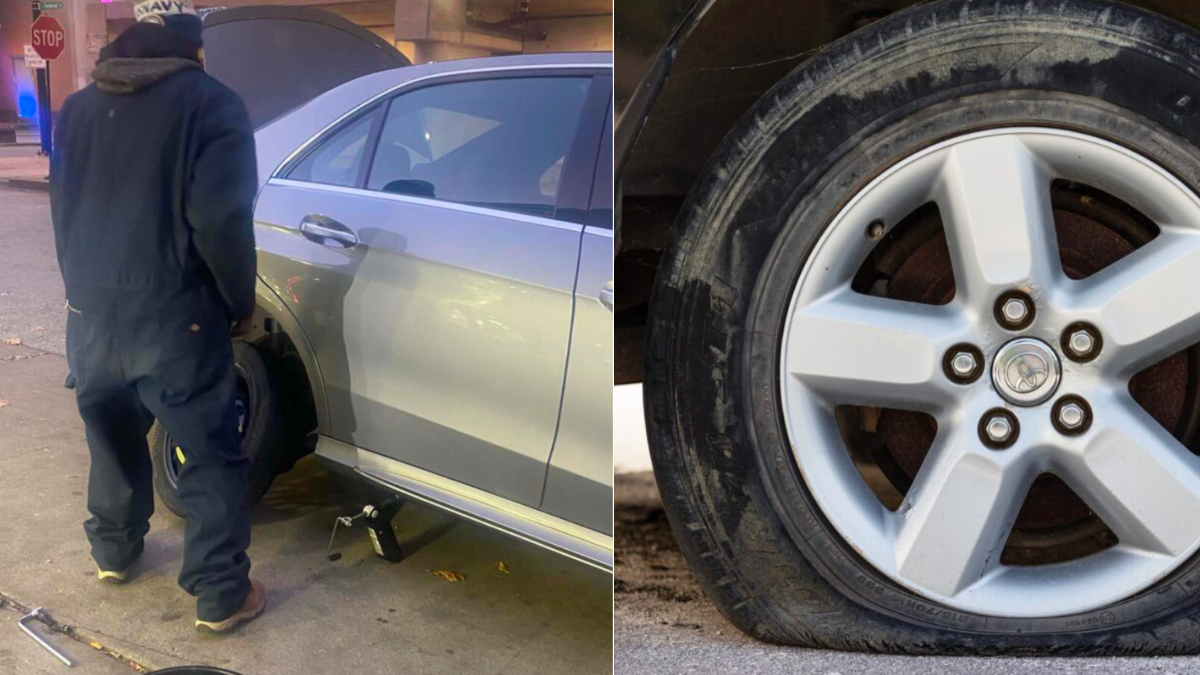 Terrified Woman Stranded by a Flat Tire — She Is “Saved” by One of the Last People She’d Expect to Stop for Her