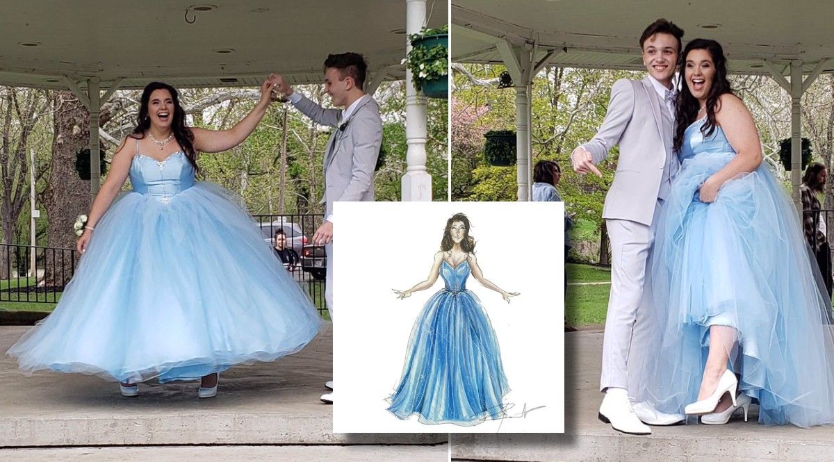 Teen’s Prom Date Couldn’t Afford a Dress — So He Taught Himself to Sew and Made Her One