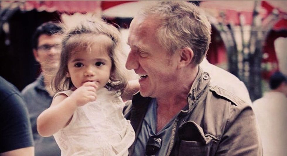 Francois-Henri Pinault with his and Salma Hayek's daughter.