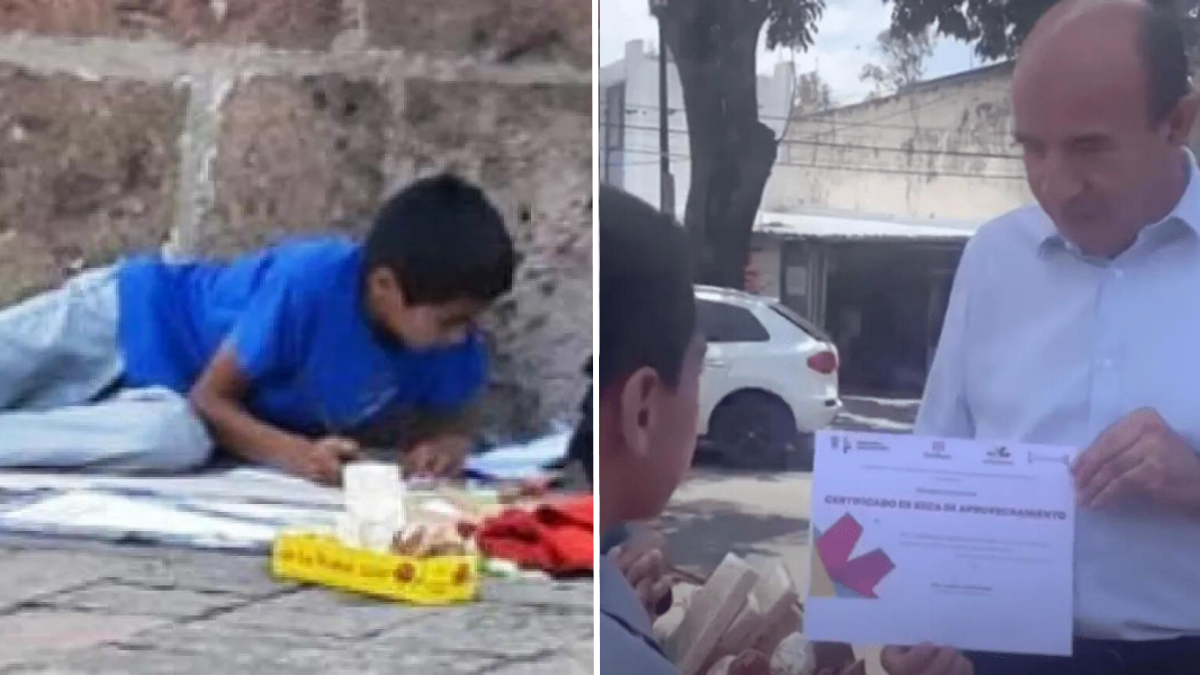 12-Year-Old Does His Homework on the Street While His Mom Works – Then a Stranger Makes Him an Offer He Can’t Refuse