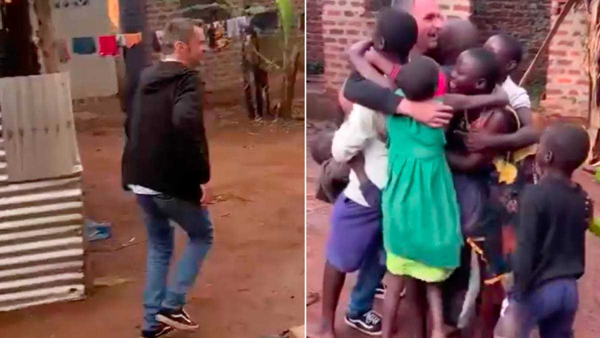 Man Donates Money and Supplies to Ugandan Orphanage — The Children’s Reaction to His Arrival Will Bring Tears to Your Eyes